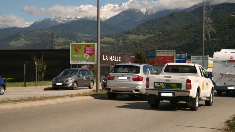panneau publicitaire route Saint-Martin-d'Hères - PAP