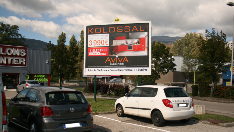 affichage publicitaire à Grenoble - PAP