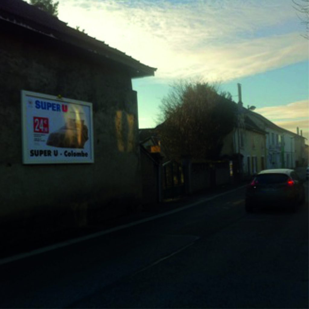 Panneau d'affichage publicitaire PAP - Isère