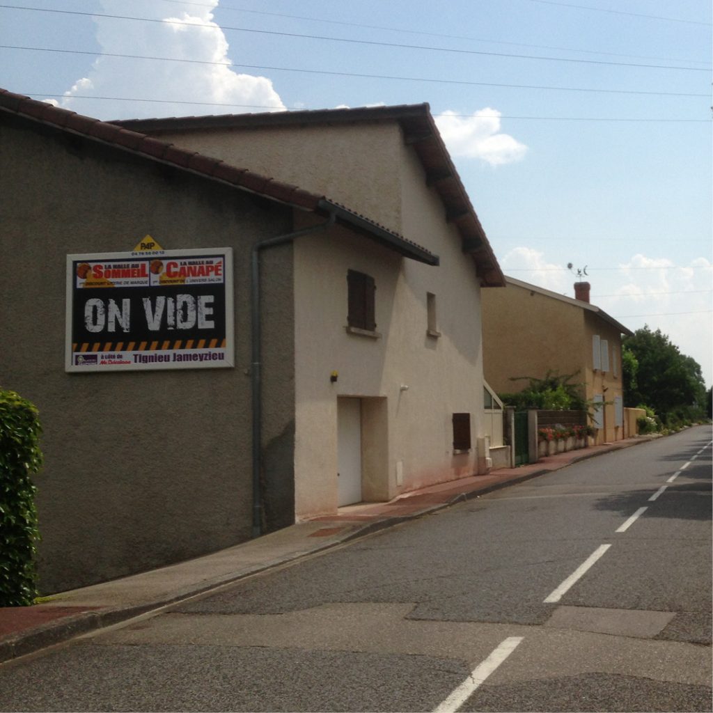 Panneau publicitaire mural PAP - France